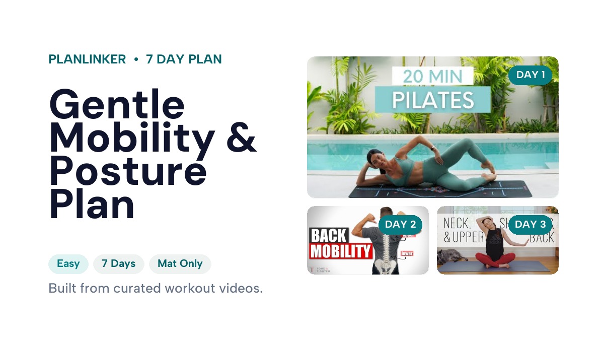 Gentle Mobility & Posture Plan