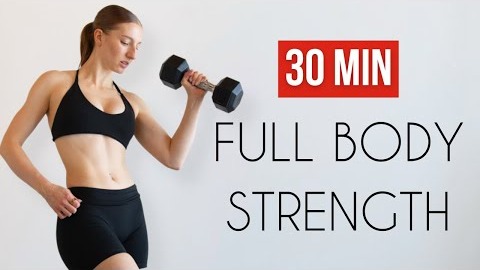 Full Body Strength Workout with Dumbbells